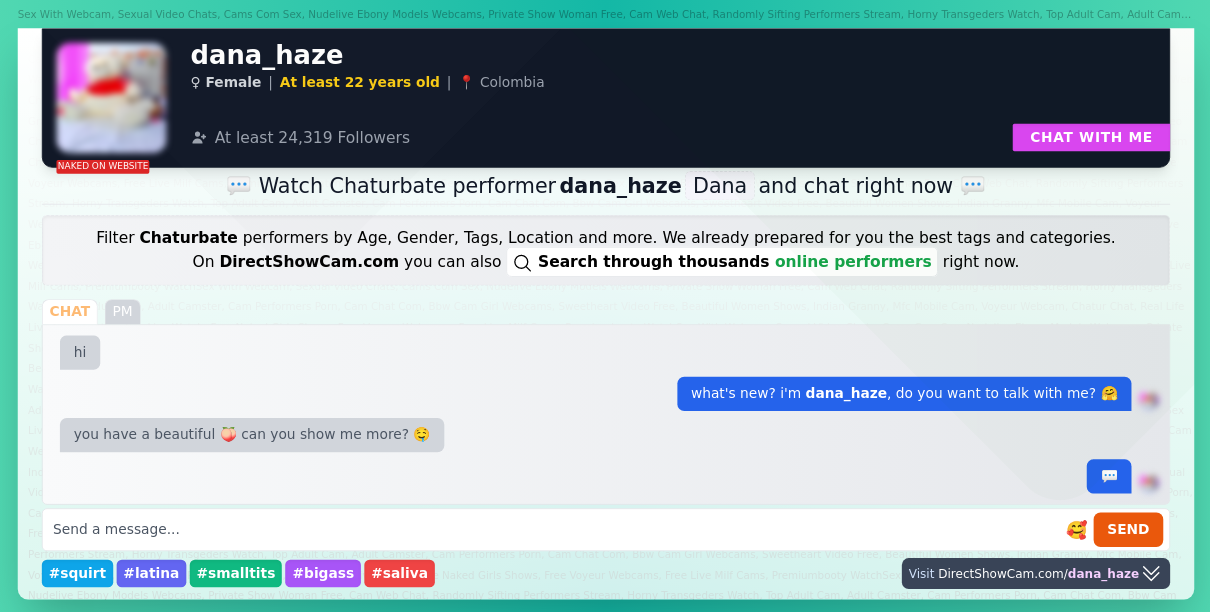 dana_haze chaturbate live webcam chat