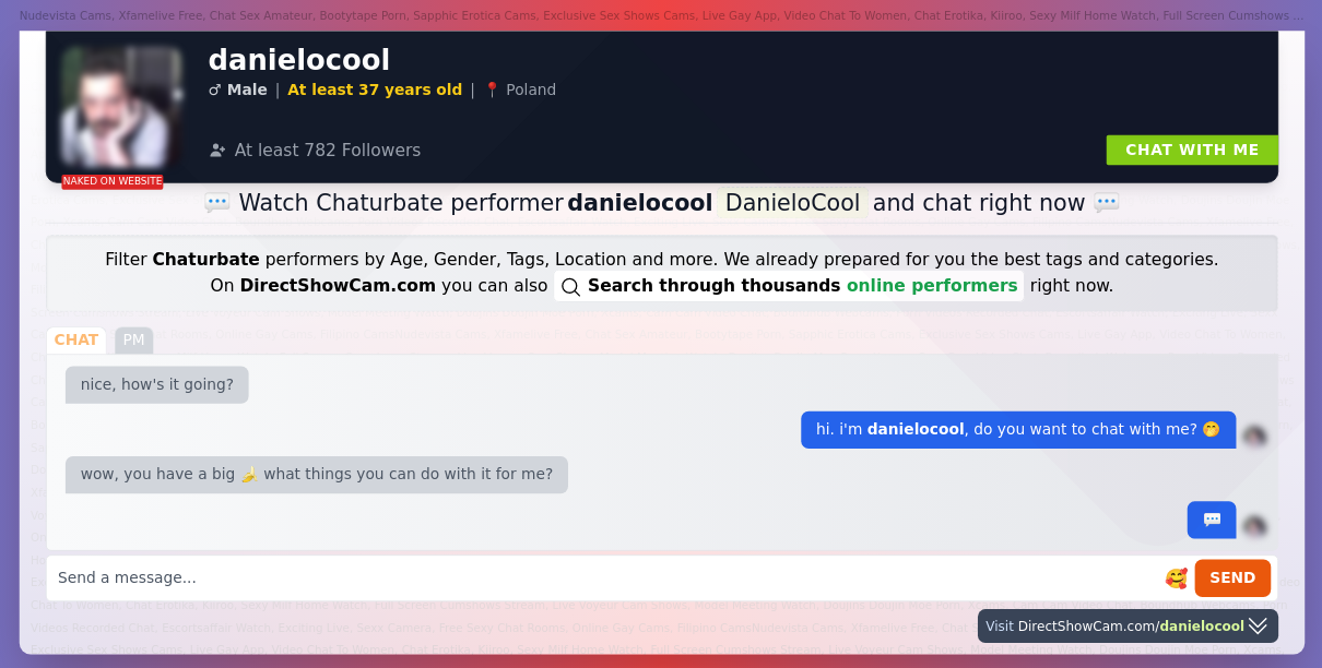 danielocool chaturbate live webcam chat