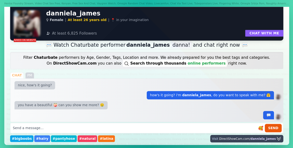 danniela_james chaturbate live webcam chat