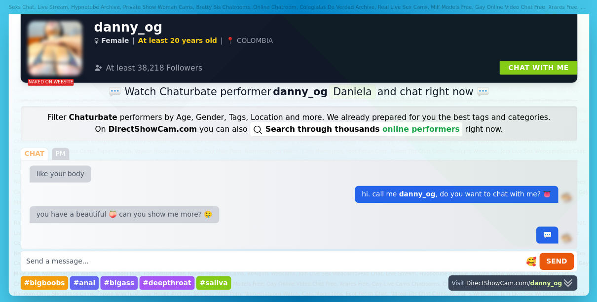 danny_og chaturbate live webcam chat