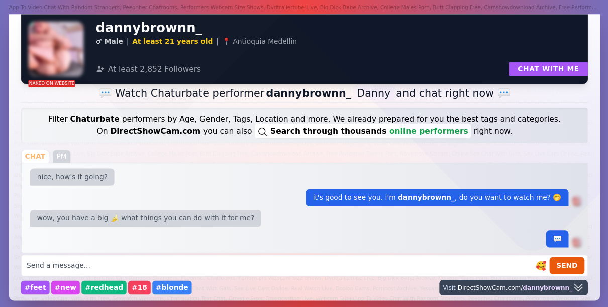 dannybrownn_ chaturbate live webcam chat