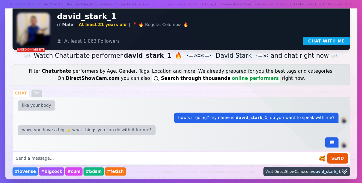 david_stark_1 chaturbate live webcam chat