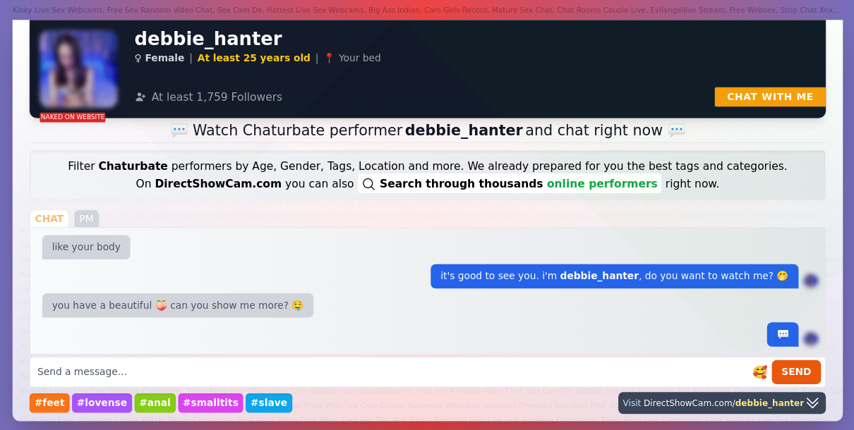 debbie_hanter chaturbate live webcam chat