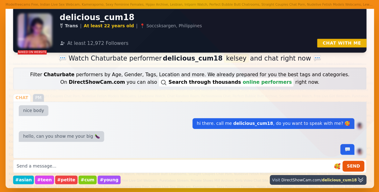 delicious_cum18 chaturbate live webcam chat