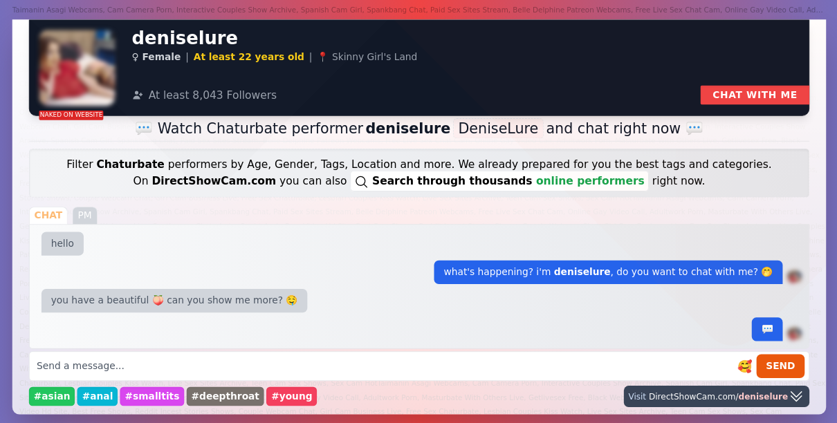 deniselure chaturbate live webcam chat