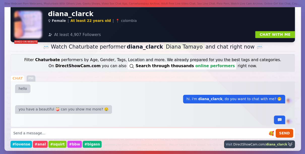 diana_clarck chaturbate live webcam chat