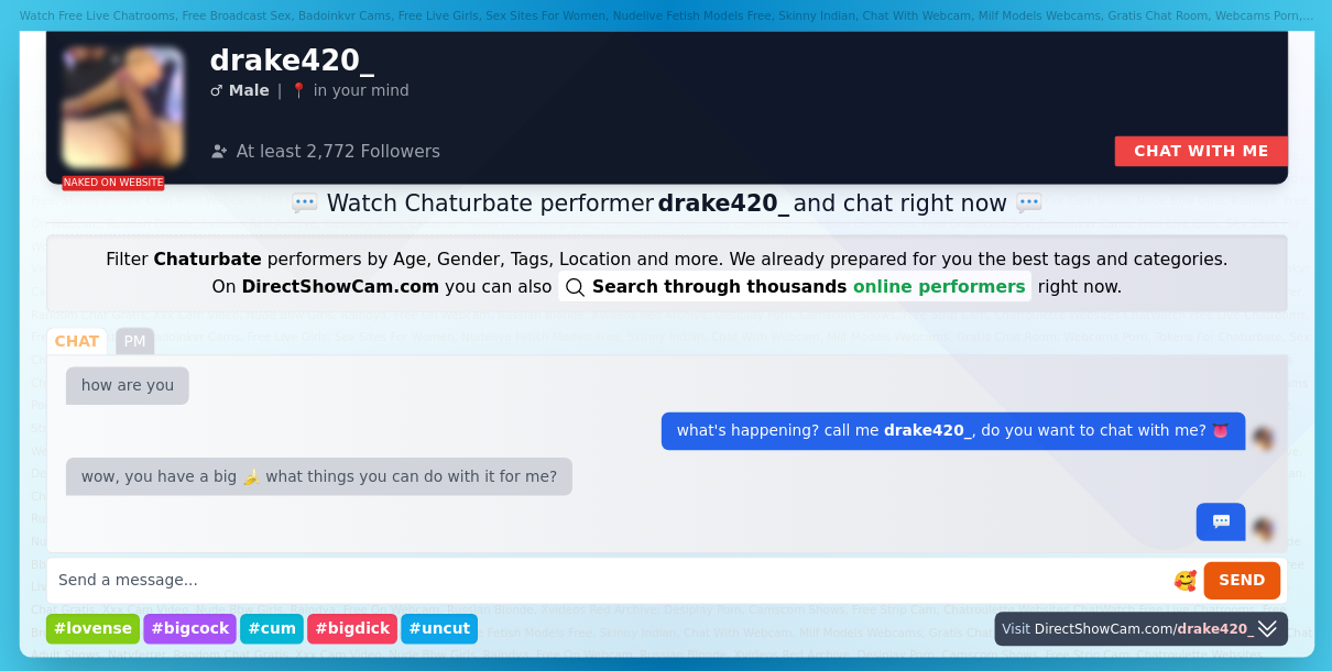 drake420_ chaturbate live webcam chat