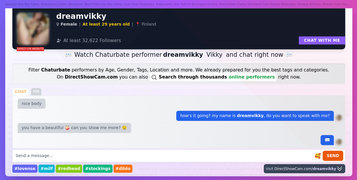 dreamvikky chaturbate live webcam chat