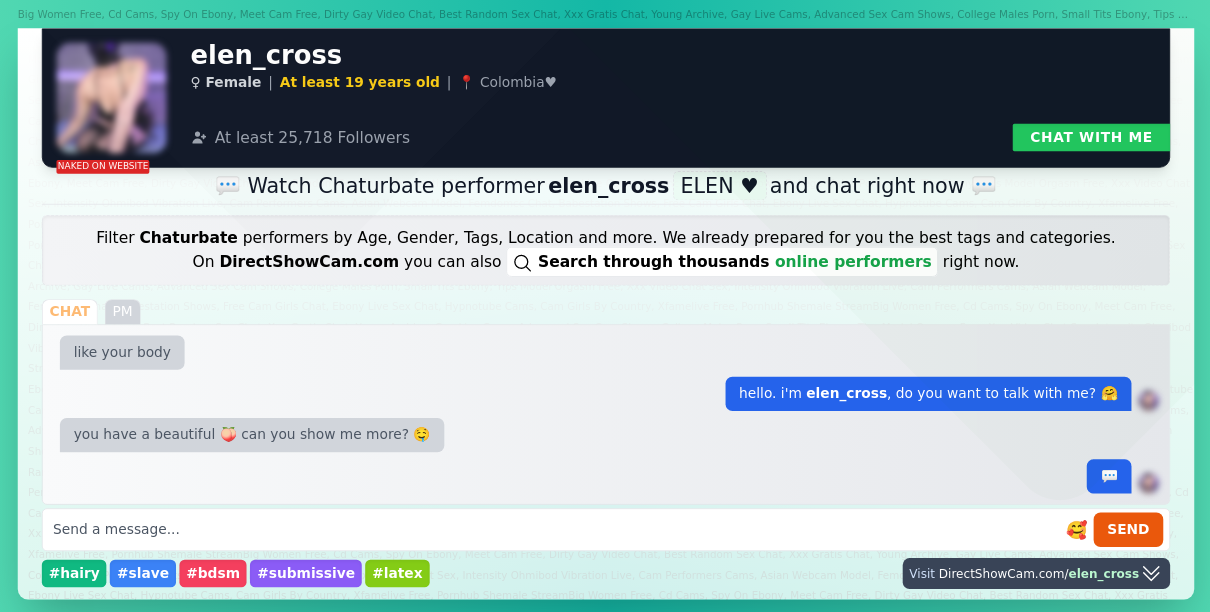 elen_cross chaturbate live webcam chat