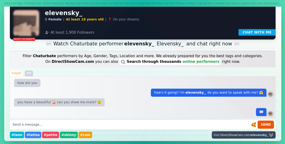 elevensky_ chaturbate live webcam chat