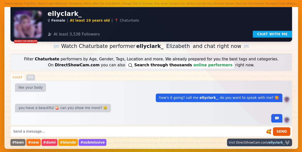 ellyclark_ chaturbate live webcam chat
