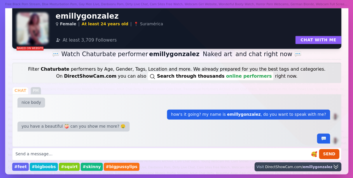 emillygonzalez chaturbate live webcam chat