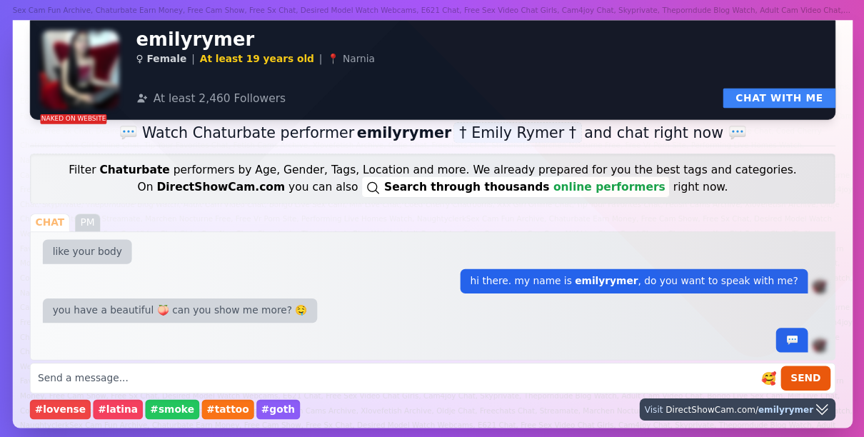 emilyrymer chaturbate live webcam chat