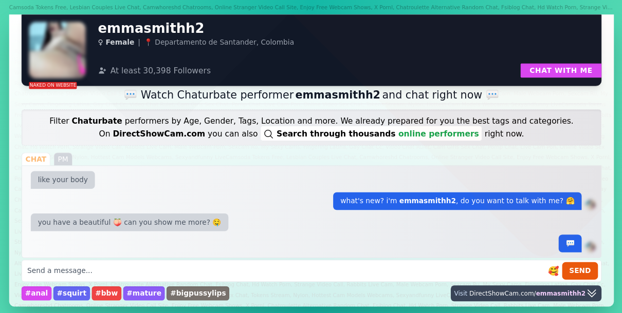 emmasmithh2 chaturbate live webcam chat