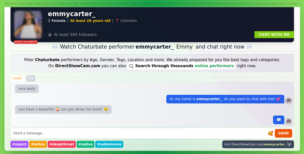 emmycarter_ chaturbate live webcam chat