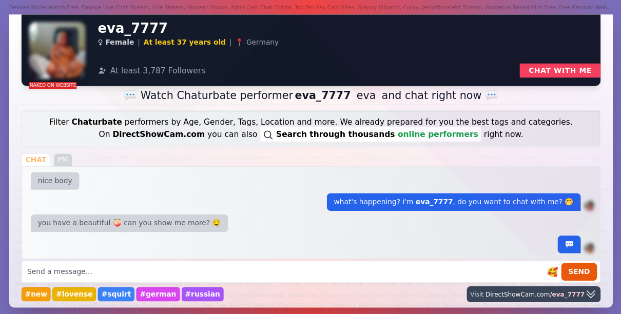 eva_7777 chaturbate live webcam chat