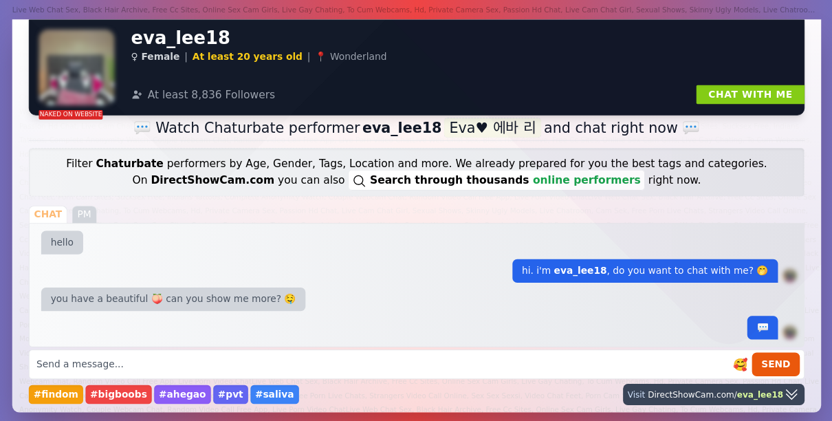 eva_lee18 chaturbate live webcam chat