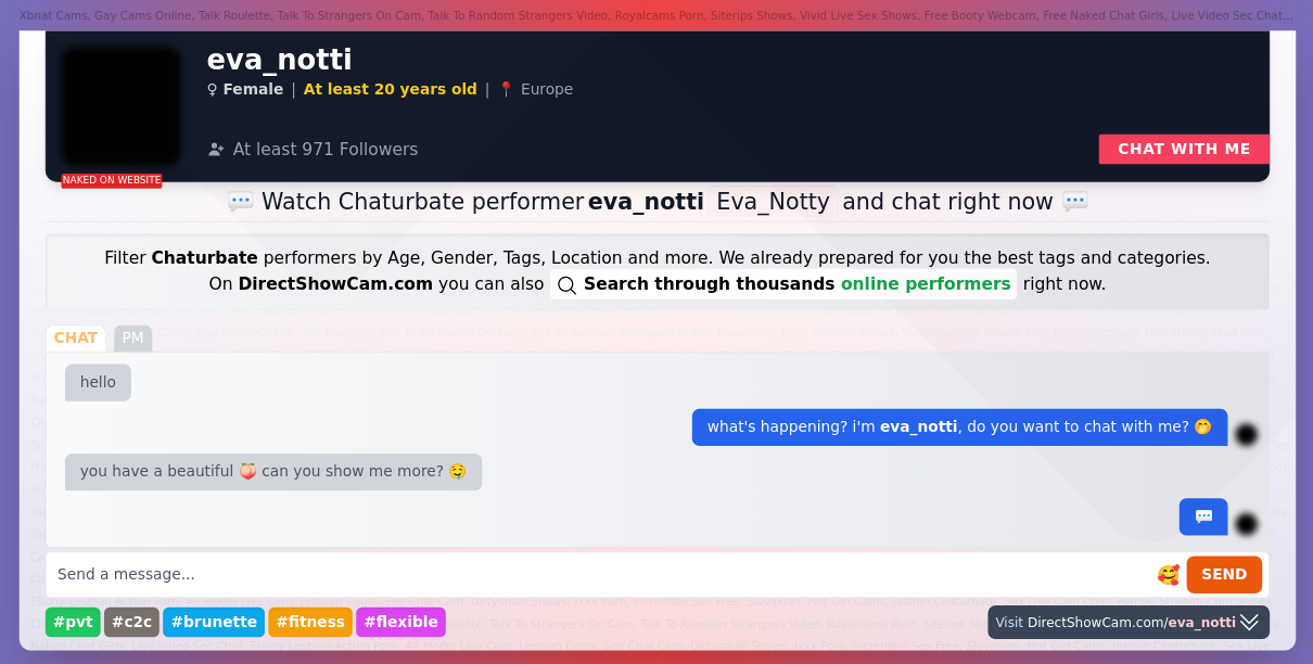 eva_notti chaturbate live webcam chat