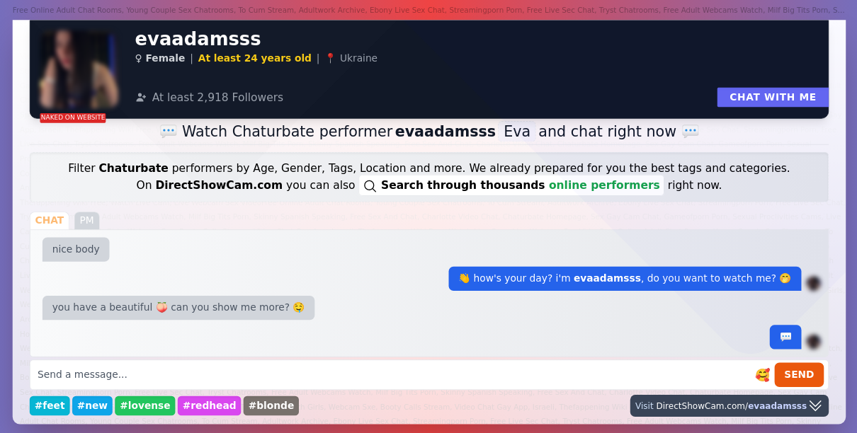 evaadamsss chaturbate live webcam chat