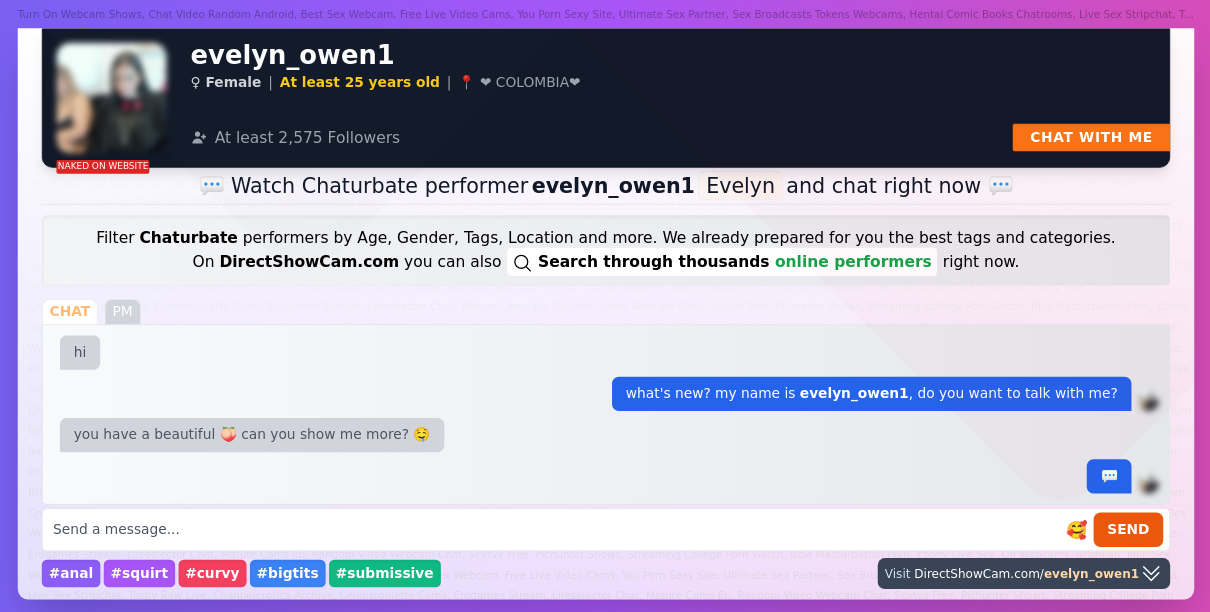 evelyn_owen1 chaturbate live webcam chat