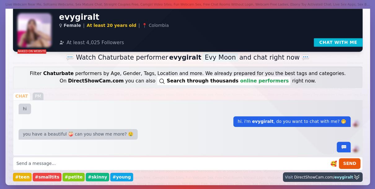 evygiralt chaturbate live webcam chat