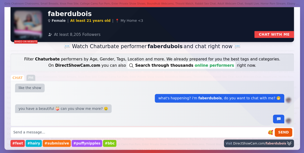 faberdubois chaturbate live webcam chat