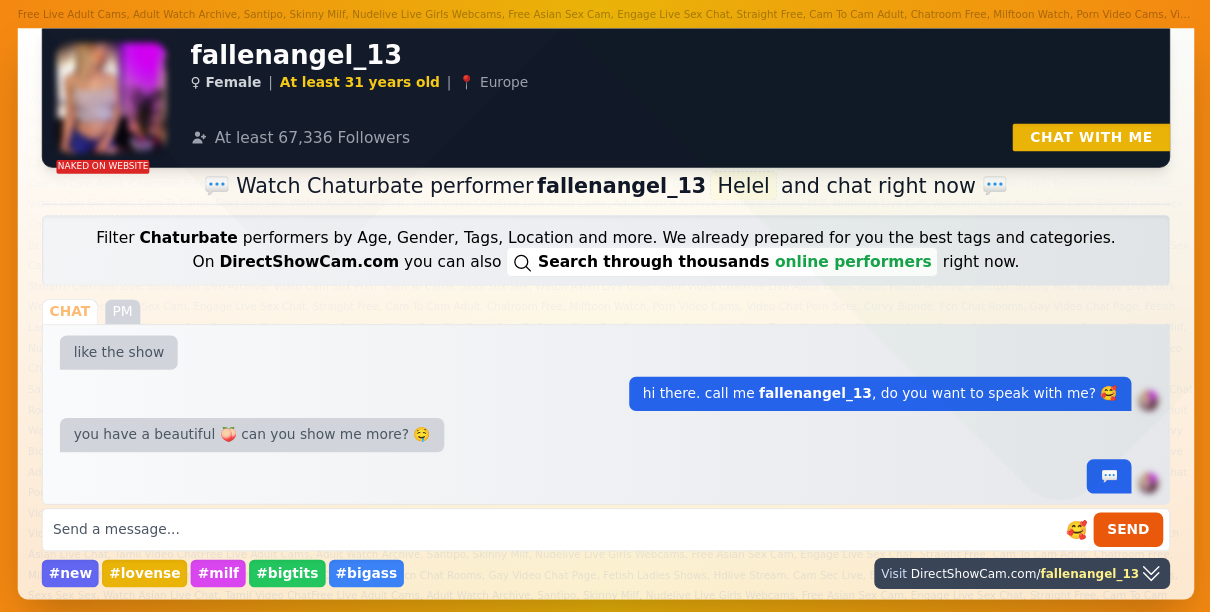 fallenangel_13 chaturbate live webcam chat