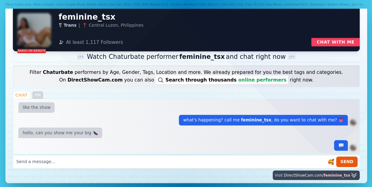 feminine_tsx chaturbate live webcam chat