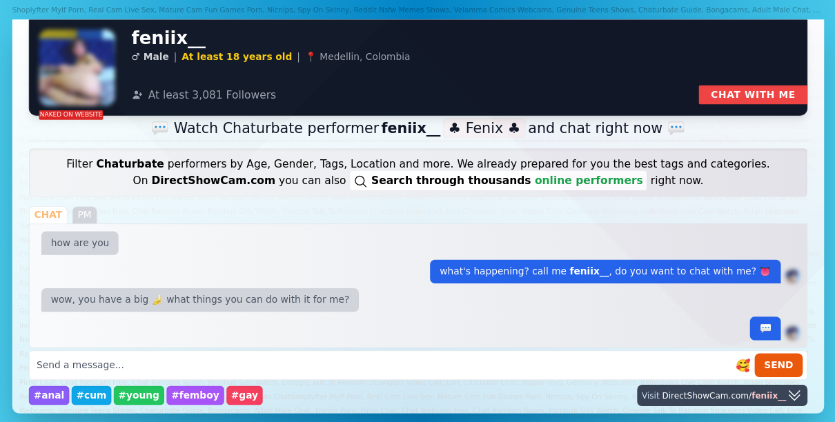 feniix__ chaturbate live webcam chat