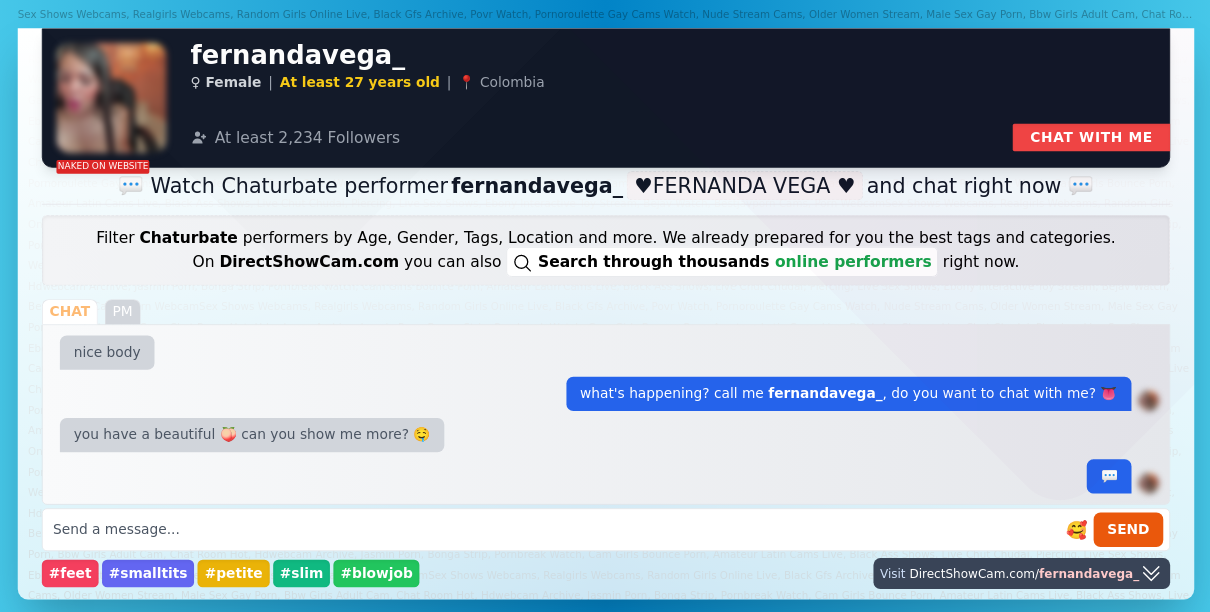 fernandavega_ chaturbate live webcam chat