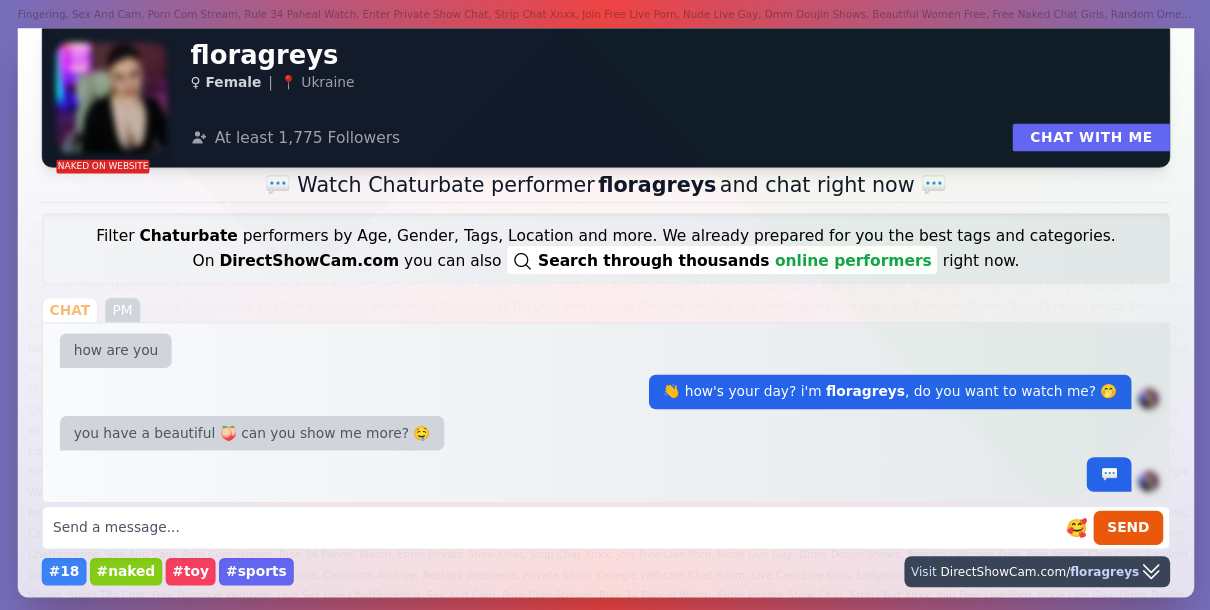 floragreys chaturbate live webcam chat