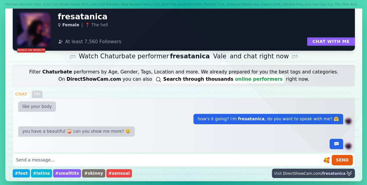 fresatanica chaturbate live webcam chat