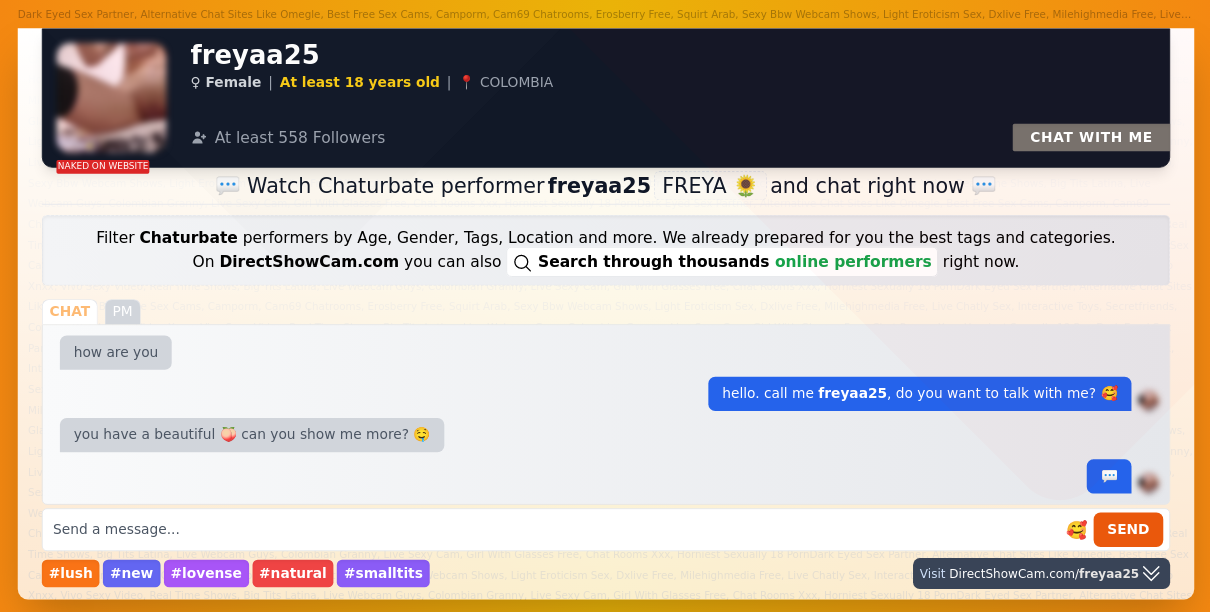 freyaa25 chaturbate live webcam chat