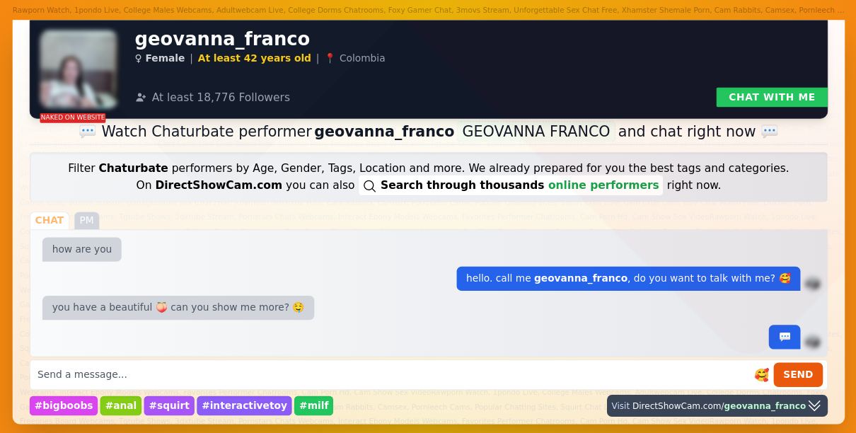 geovanna_franco chaturbate live webcam chat
