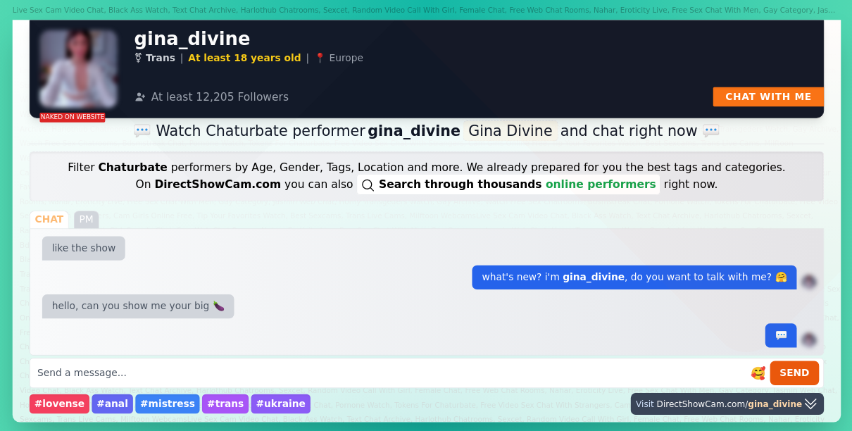 gina_divine chaturbate live webcam chat