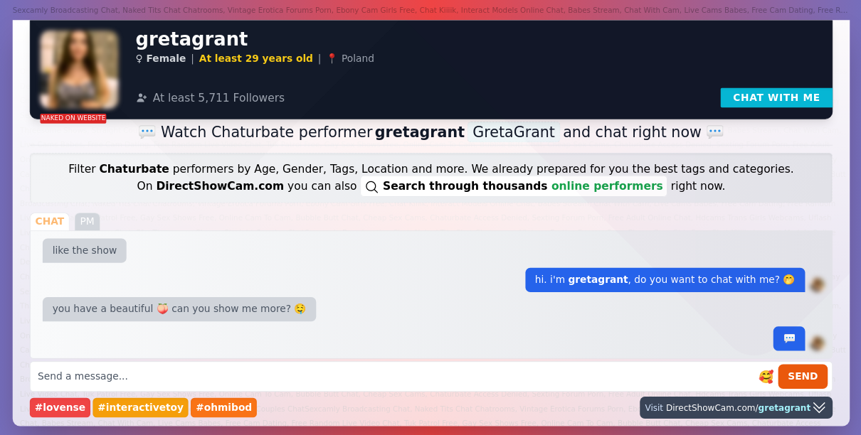 gretagrant chaturbate live webcam chat