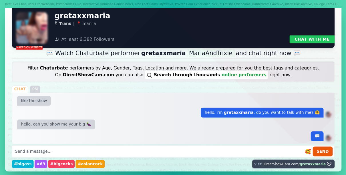 gretaxxmaria chaturbate live webcam chat