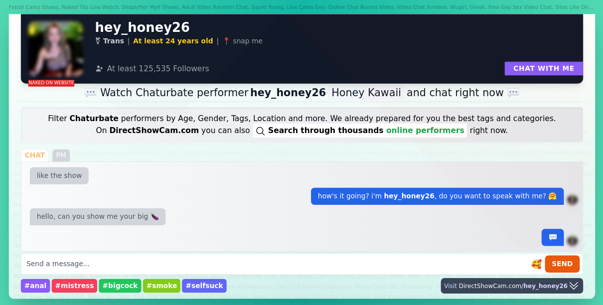 hey_honey26 chaturbate live webcam chat