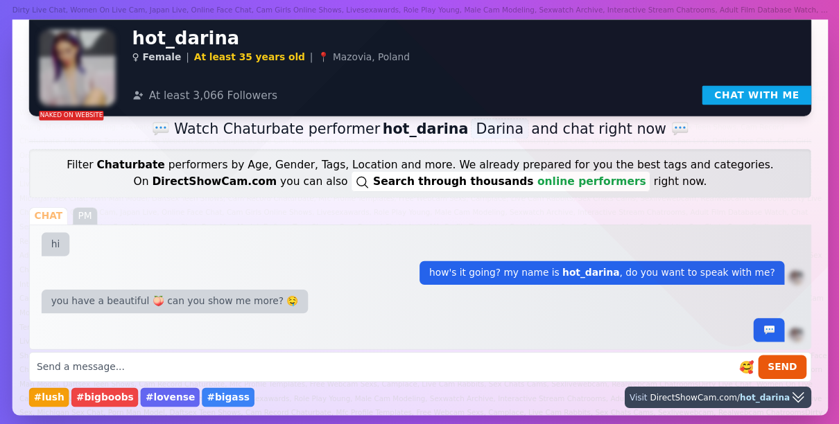 hot_darina chaturbate live webcam chat