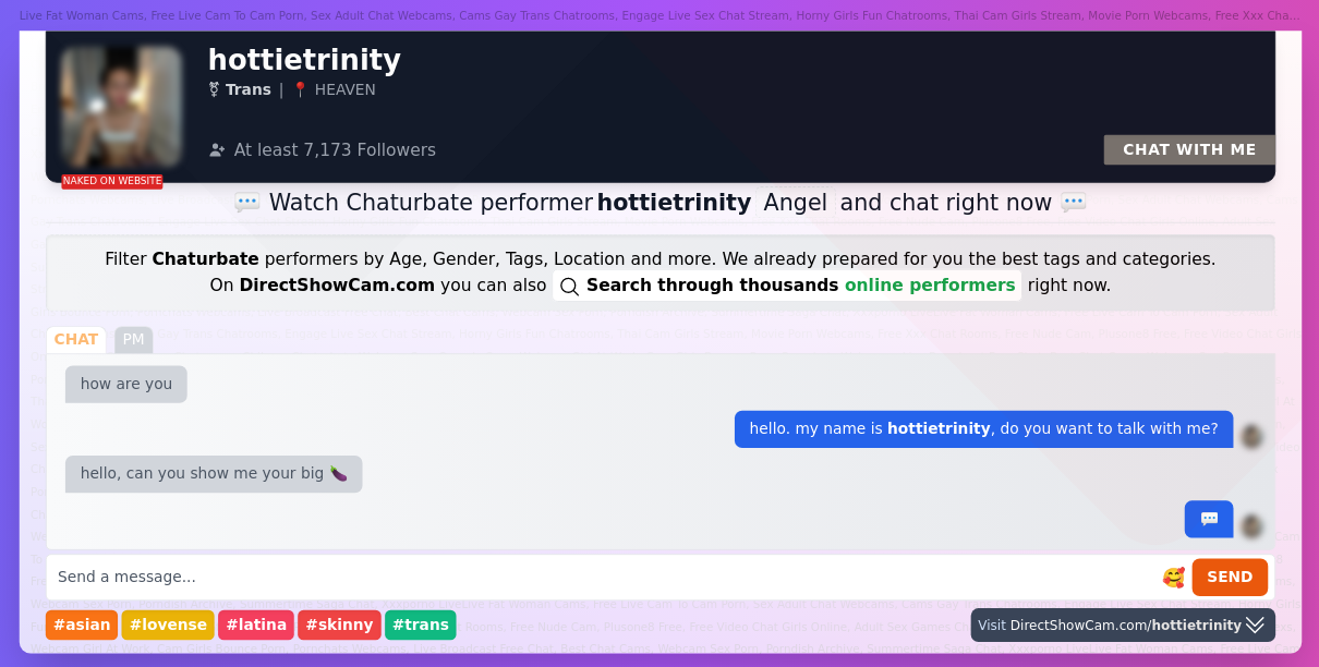 hottietrinity chaturbate live webcam chat