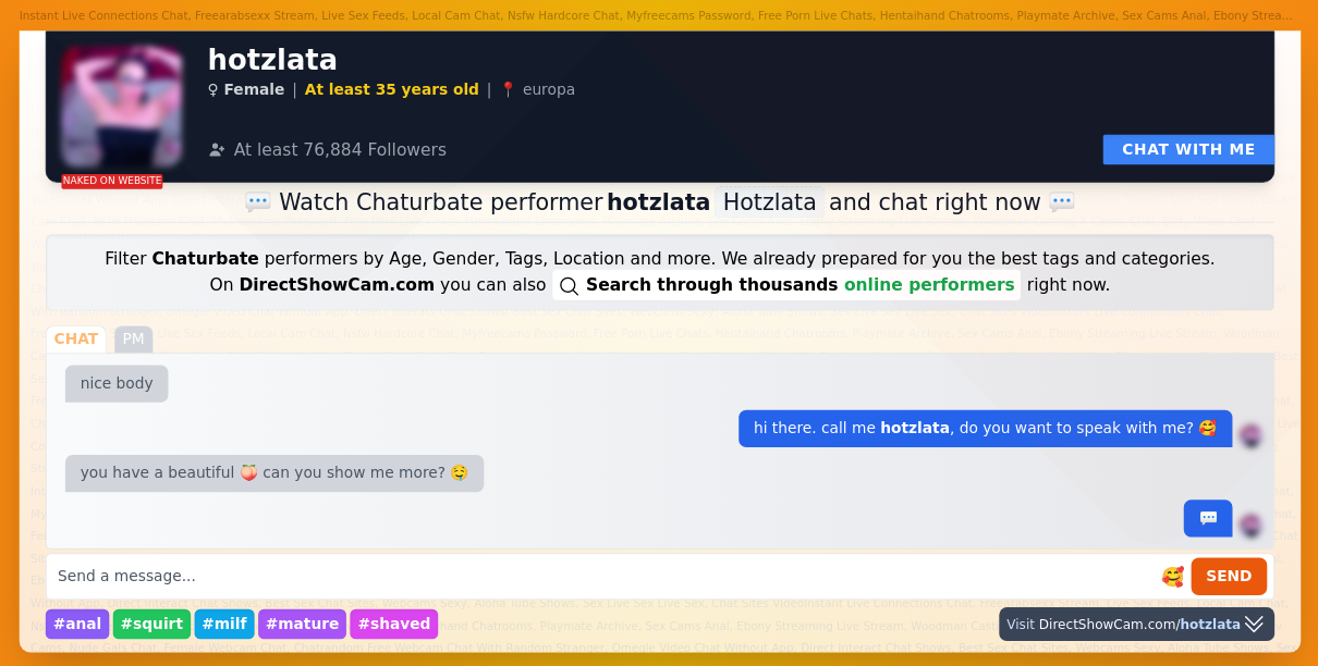 hotzlata chaturbate live webcam chat