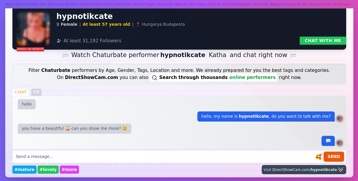 hypnotikcate chaturbate live webcam chat