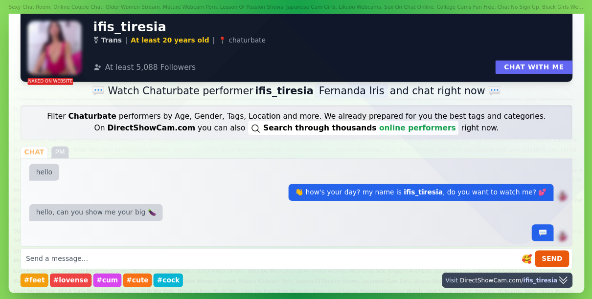 ifis_tiresia chaturbate live webcam chat