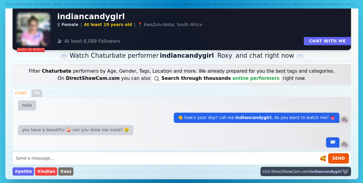indiancandygirl chaturbate live webcam chat