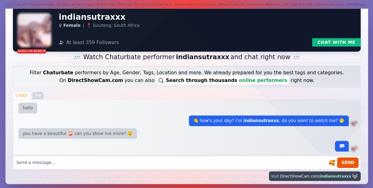 indiansutraxxx chaturbate live webcam chat
