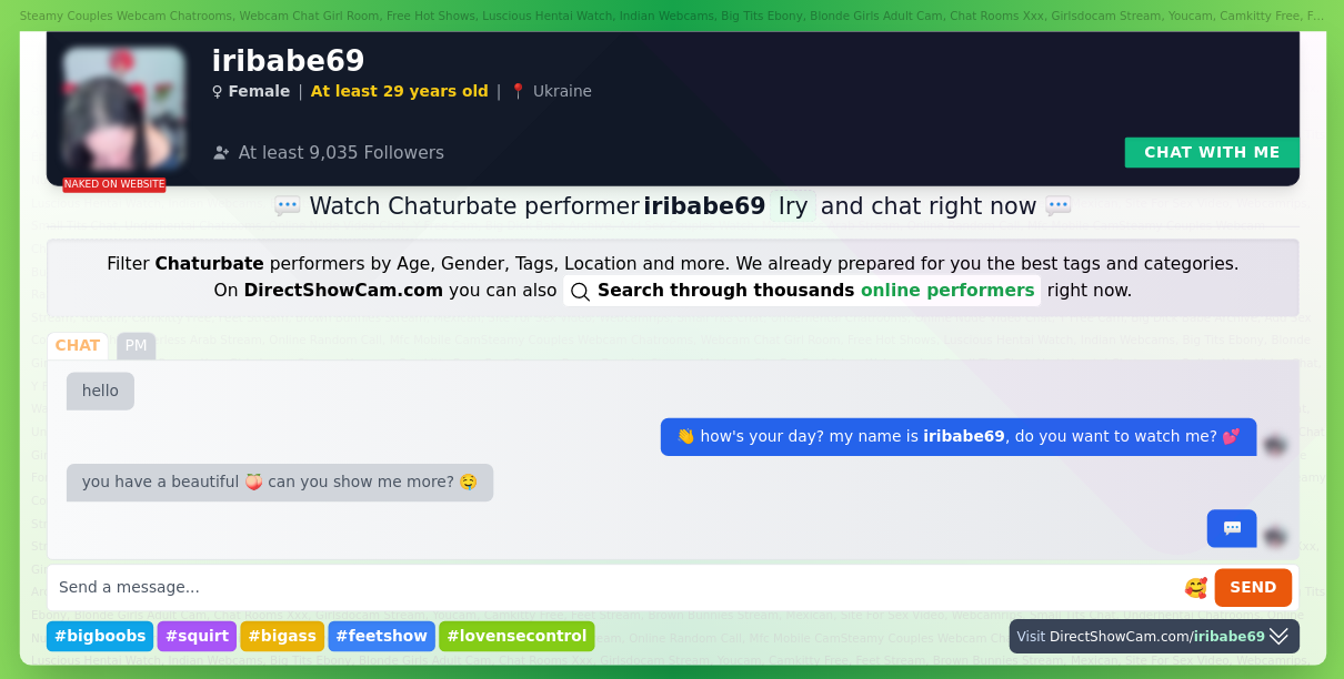 iribabe69 chaturbate live webcam chat