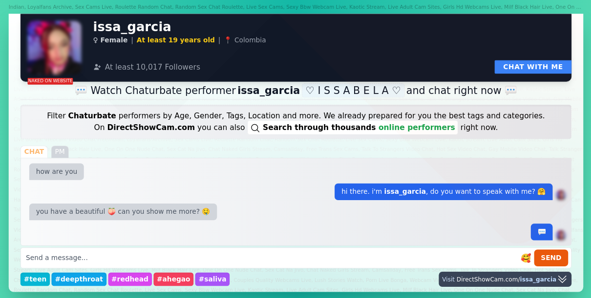 issa_garcia chaturbate live webcam chat