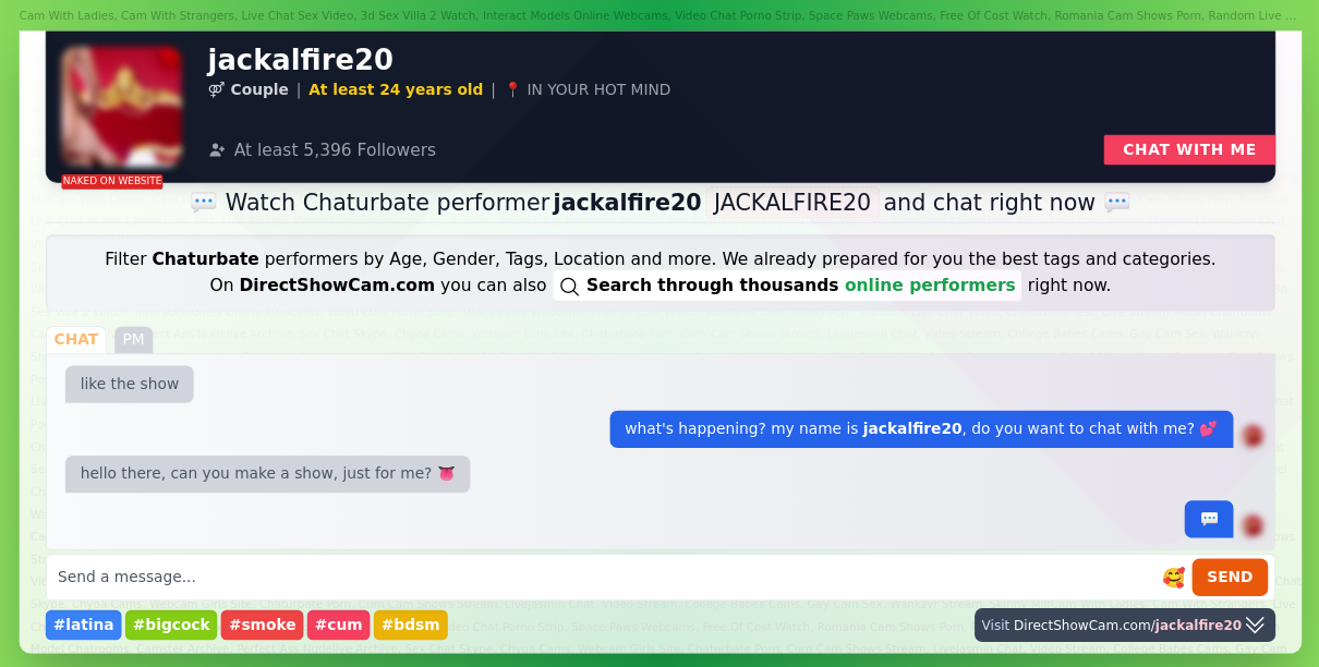 jackalfire20 chaturbate live webcam chat