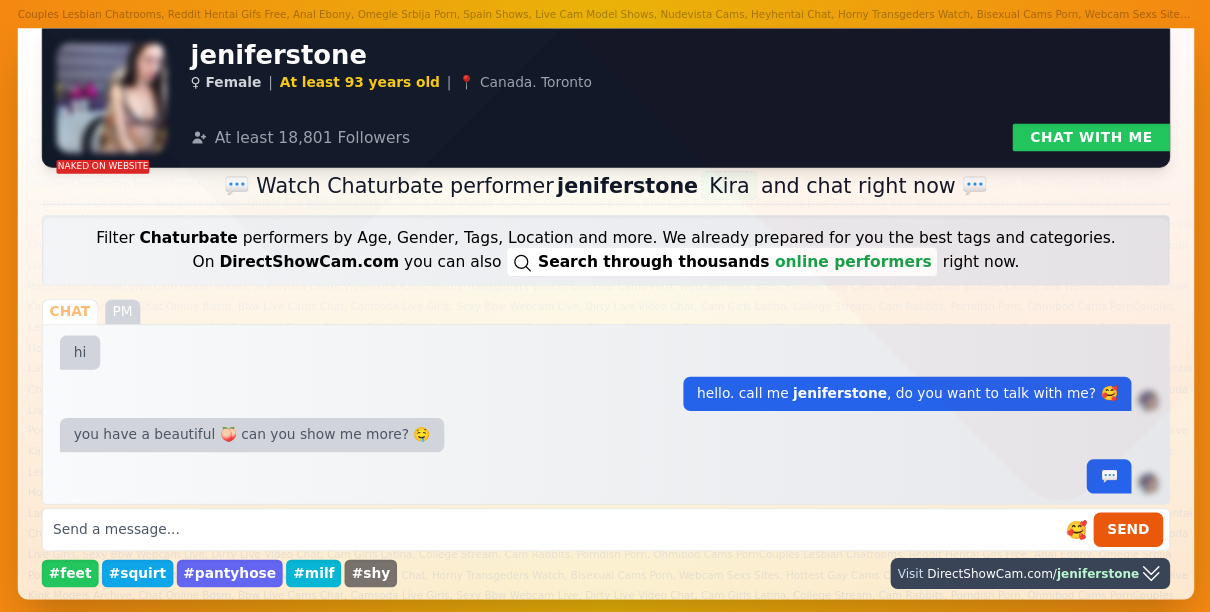 jeniferstone chaturbate live webcam chat