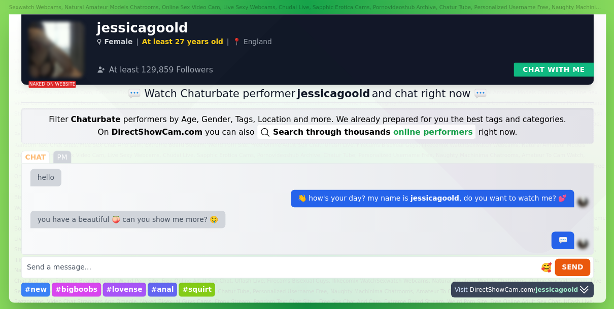 jessicagoold chaturbate live webcam chat